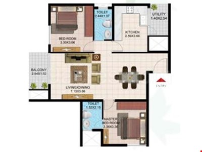 2 BHK Apartment