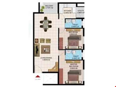 2 BHK apartment