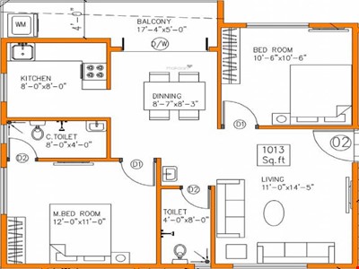 2 BHK apartment